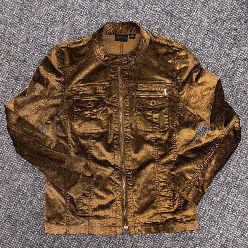 Tribal Men's Tan Lightweight Jacket